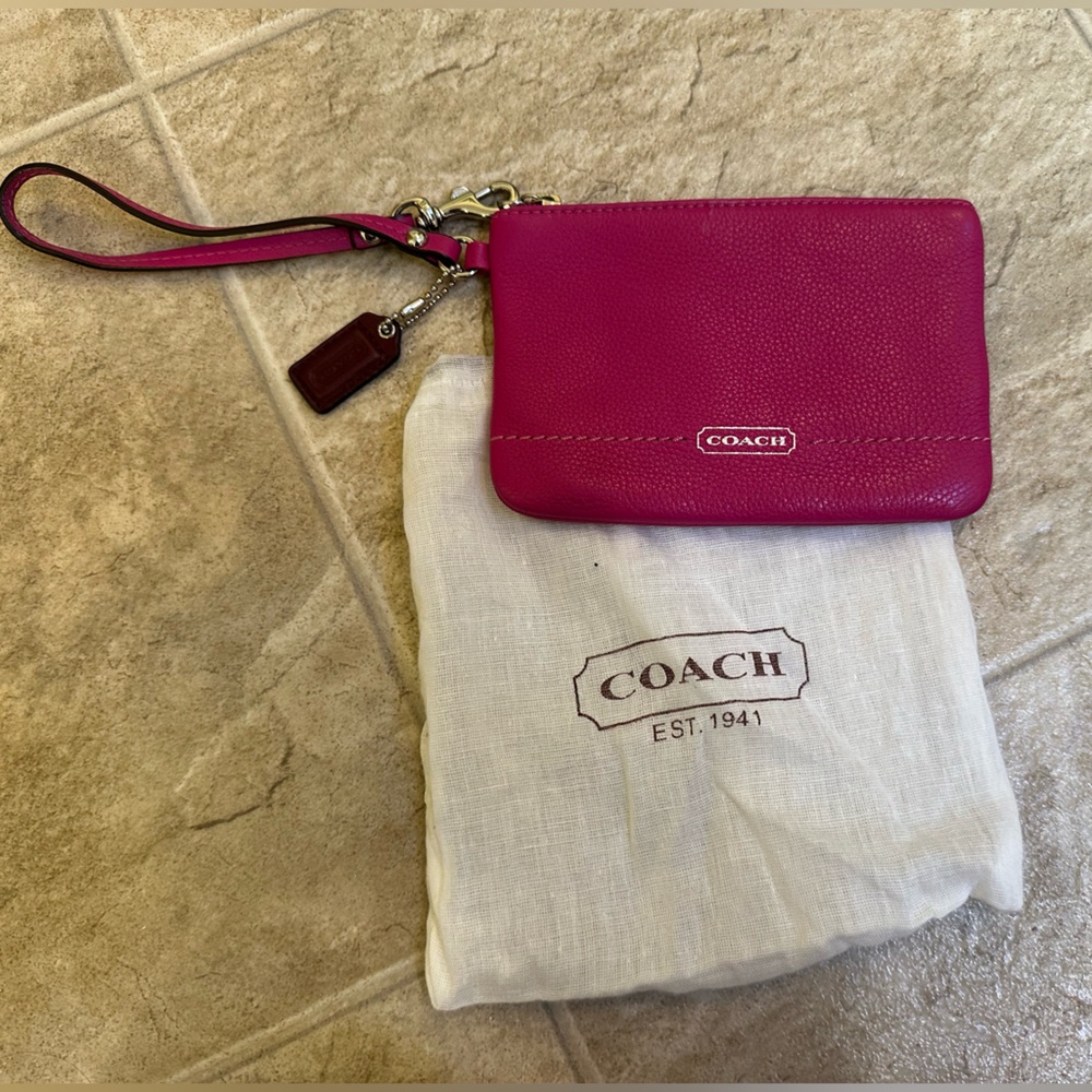 Authentic Coach Wristlet